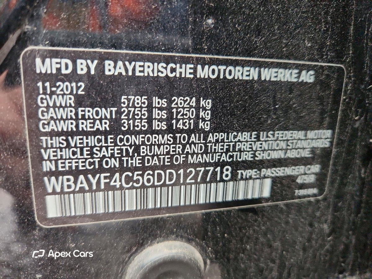 BMW Series 7 2013
