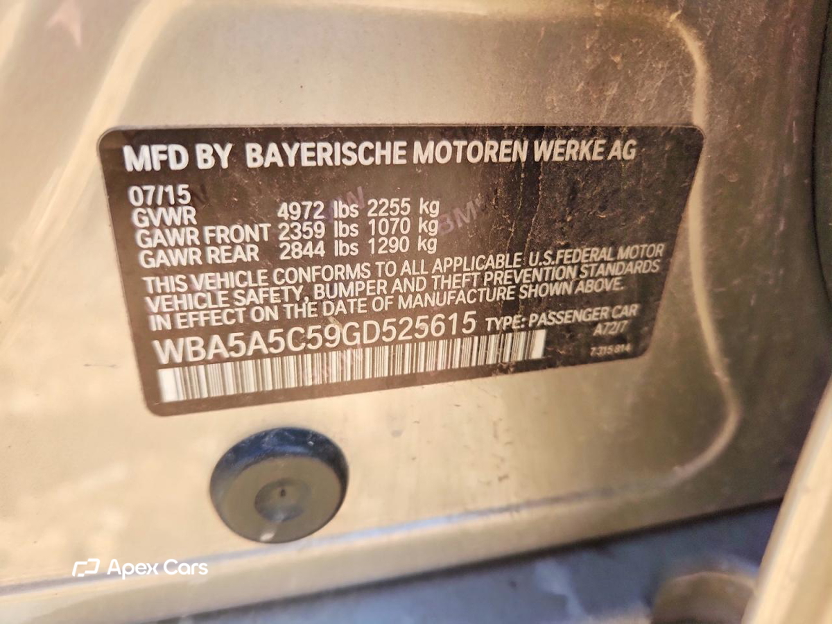 BMW Series 5 2016