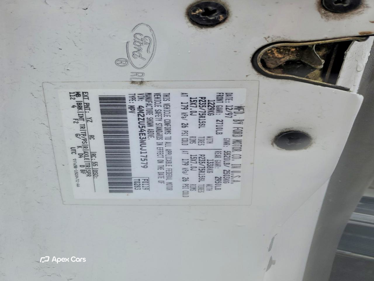 Mercury Mountaineer 1998