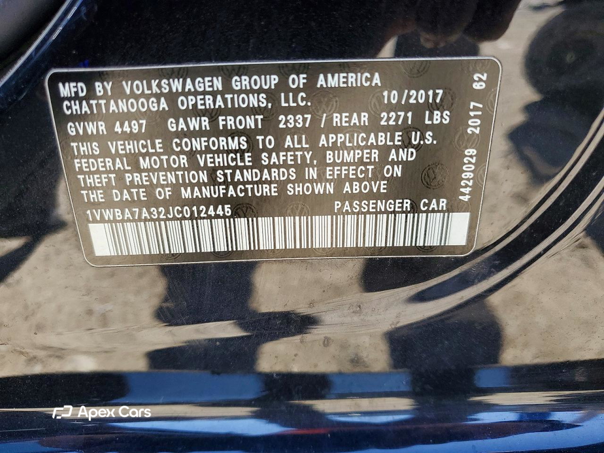 Volkswagen Passat 2018