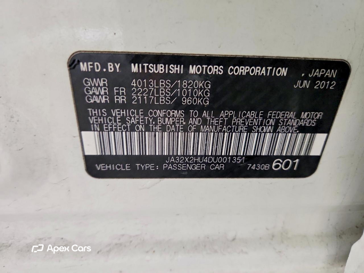 Mitsubishi Lancer 2013