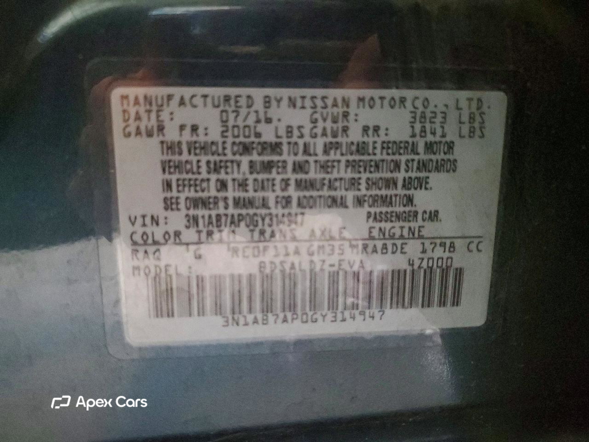 Nissan Sentra 2016