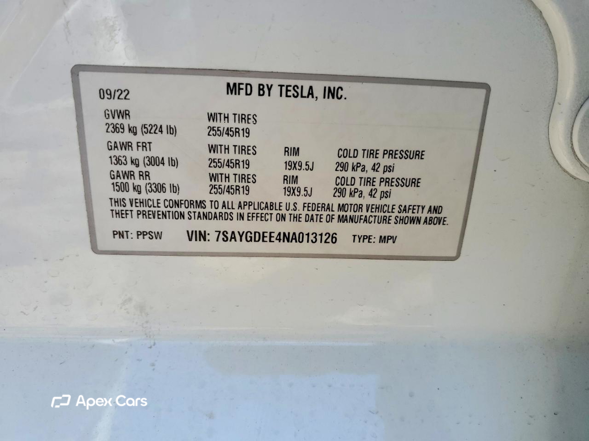 Tesla Model Y 2022