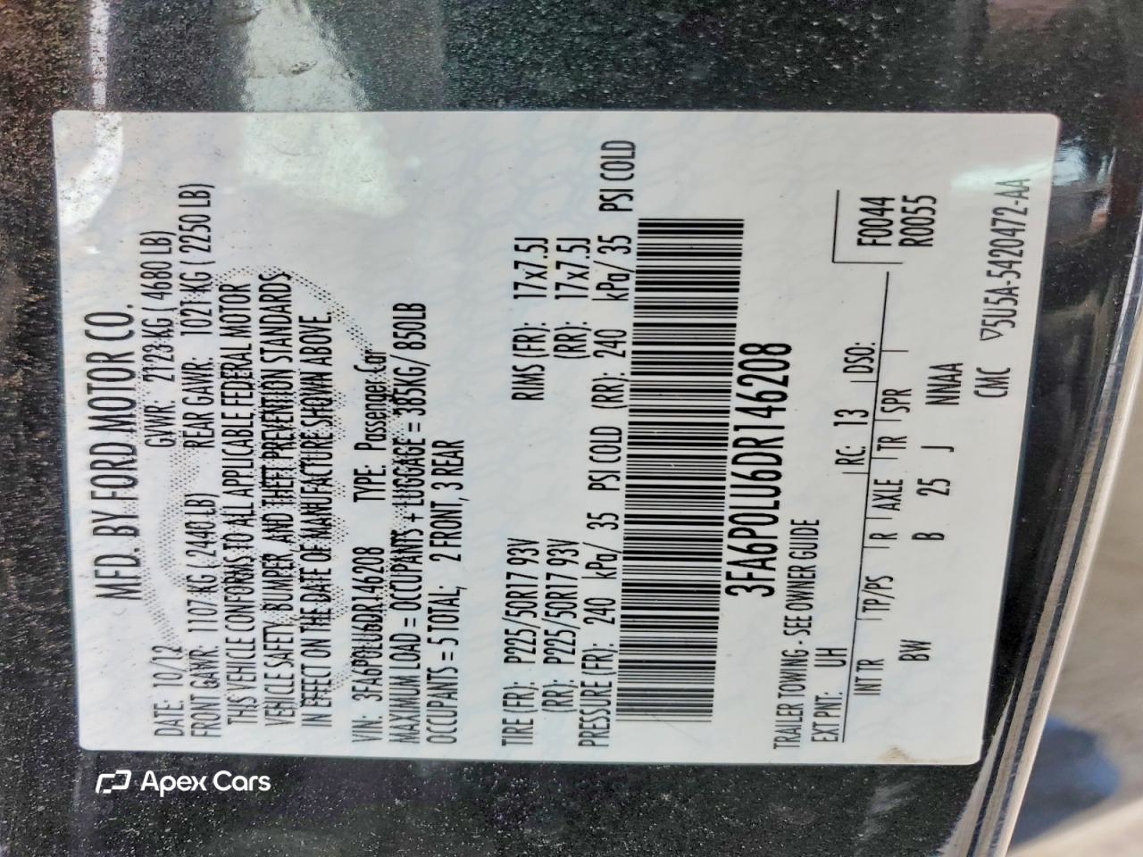 Ford Fusion 2013