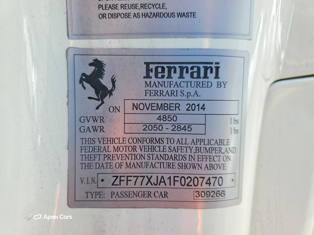 Ferrari California 2015