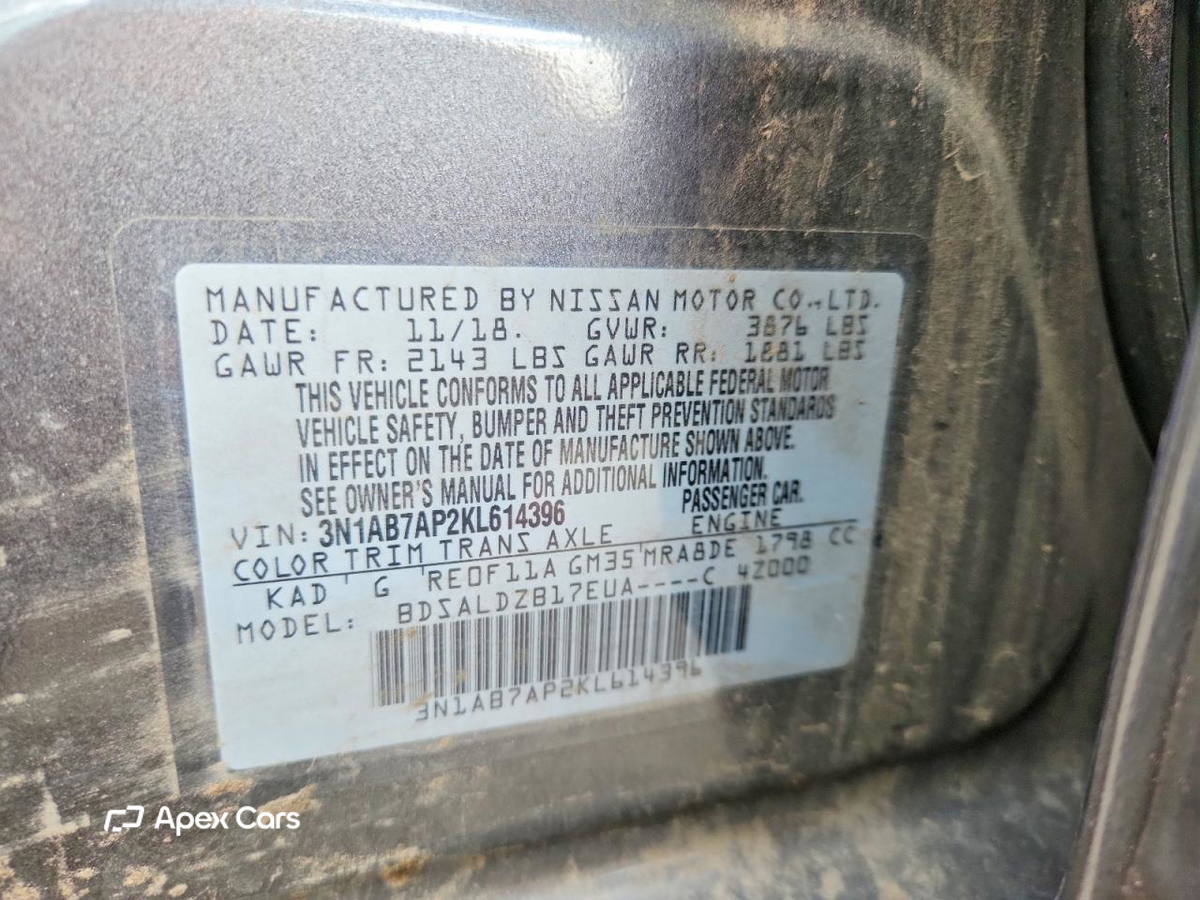 Nissan Sentra 2019