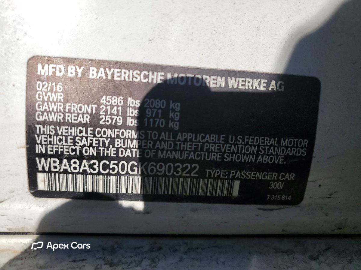 BMW Series 3 2016