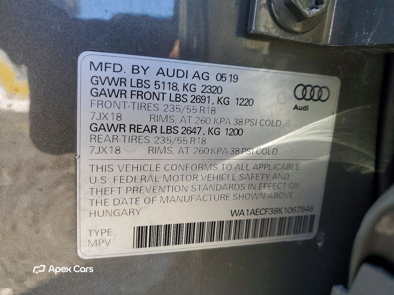 Audi Q3 2019