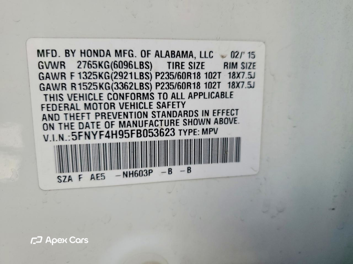 Honda Pilot 2015
