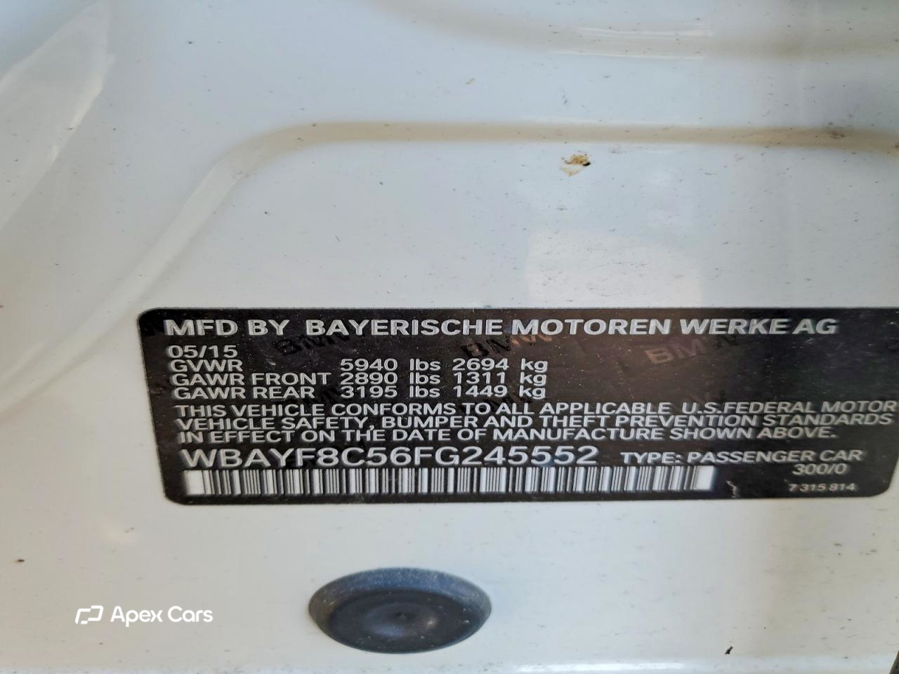 BMW Series 7 2015