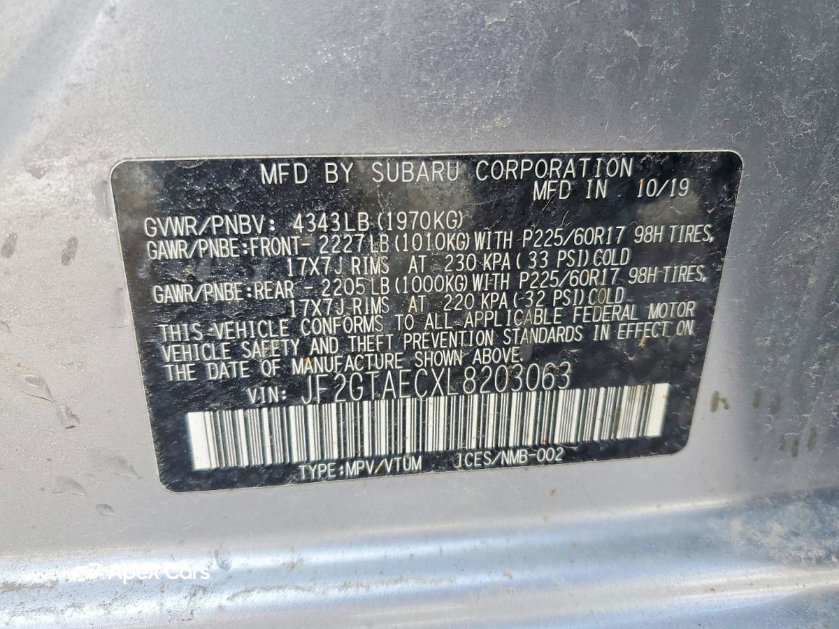 Subaru XV 2020