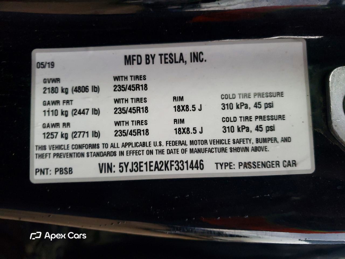 Tesla Model 3 2019