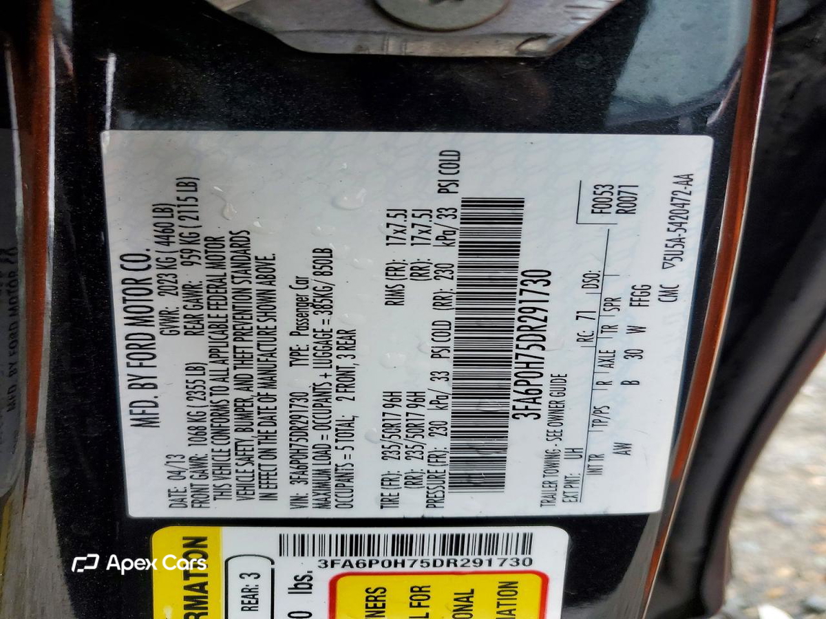 Ford Fusion 2013