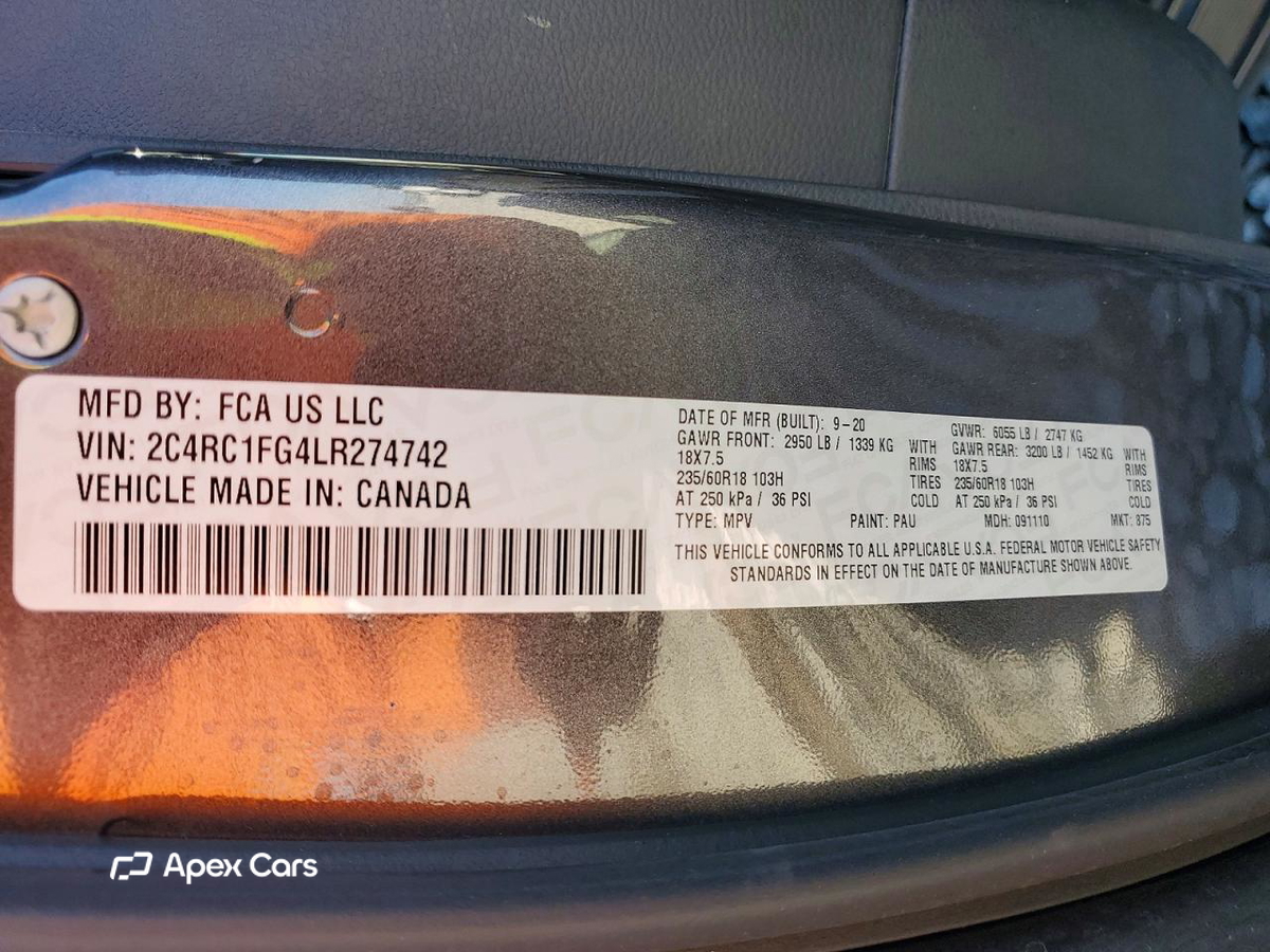 Chrysler Pacifica 2020