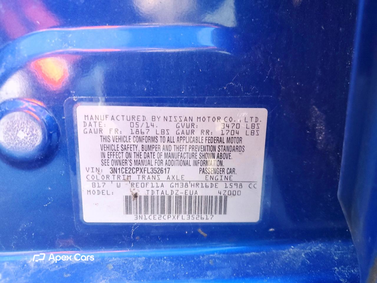 Nissan Versa 2015
