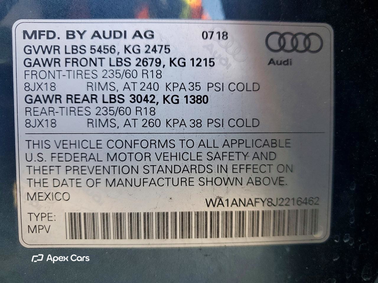 Audi Q5 2018