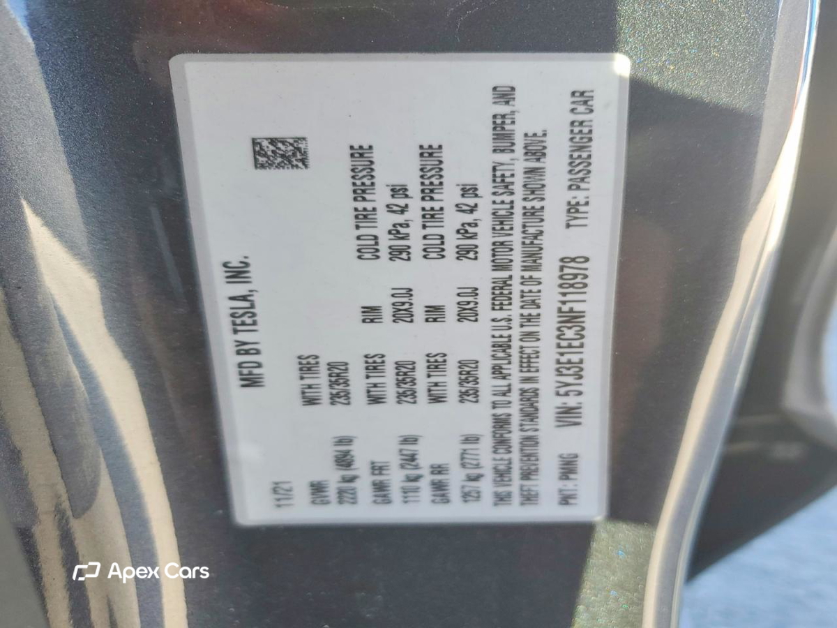 Tesla Model 3 2022