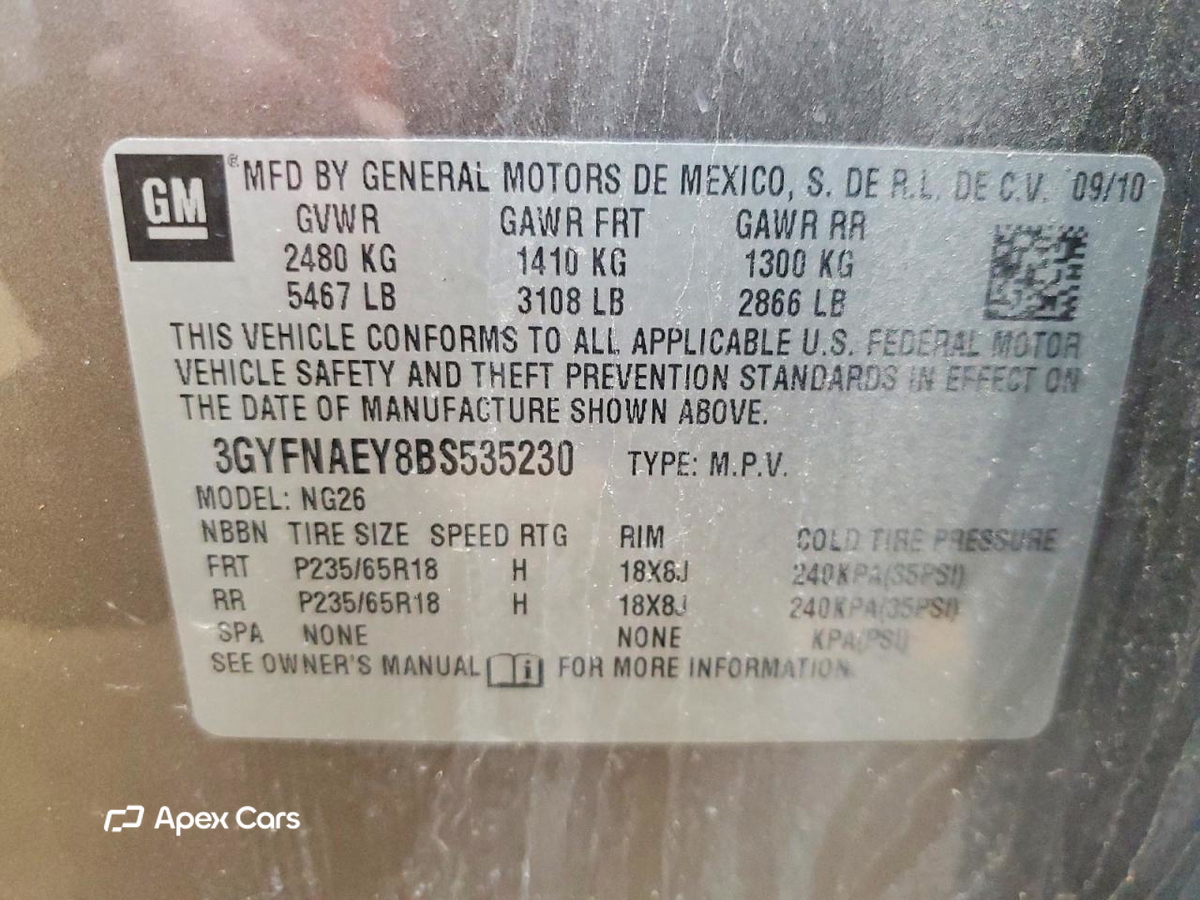 Cadillac SRX 2011
