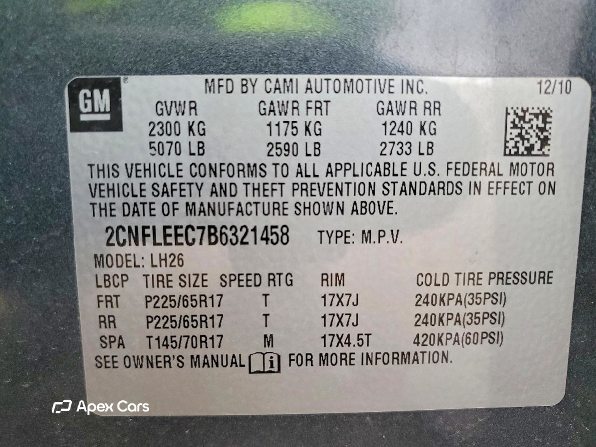 Chevrolet Equinox 2011