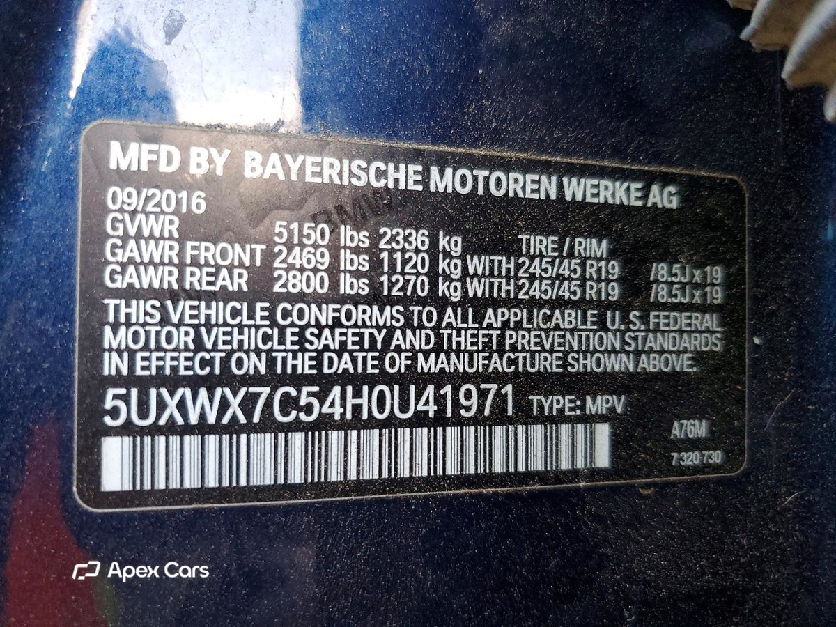 BMW X3 2017