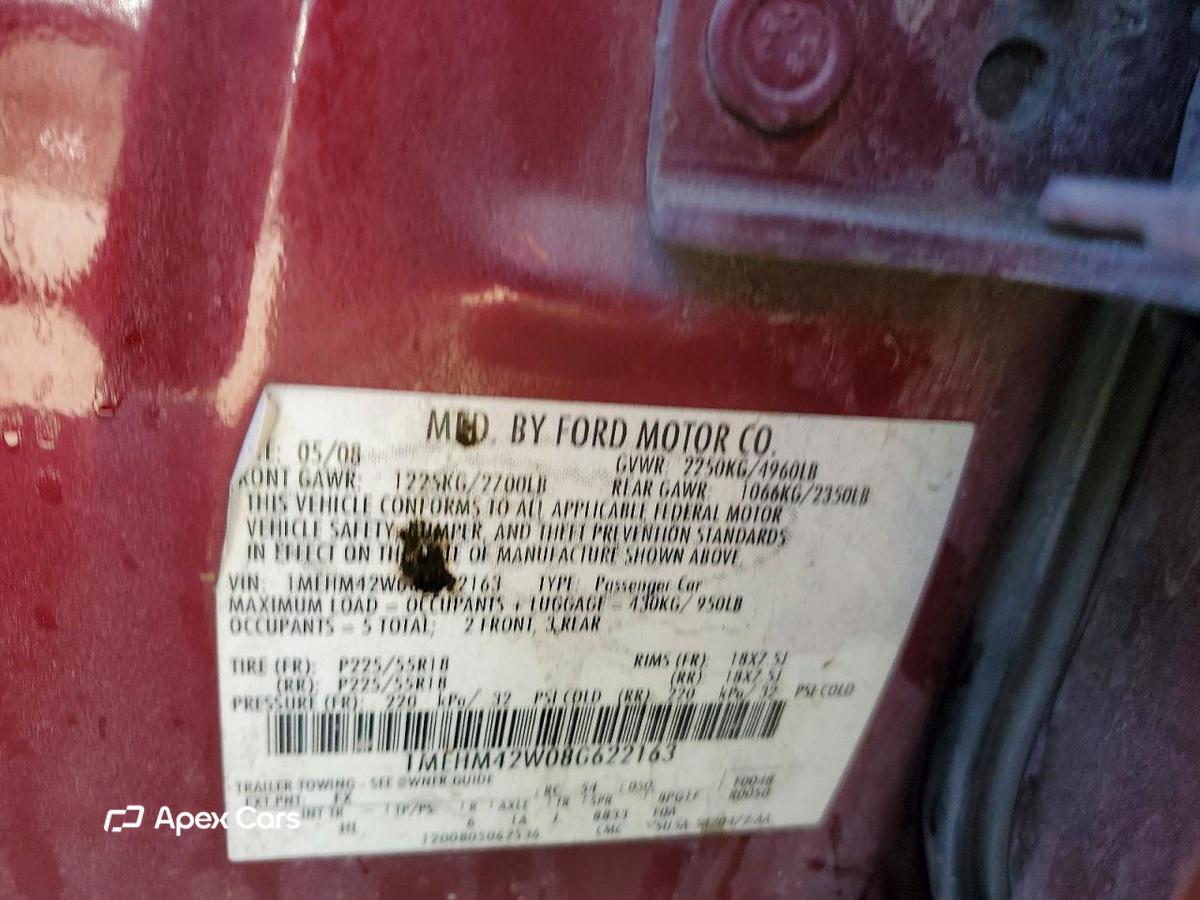 Mercury Sable 2008