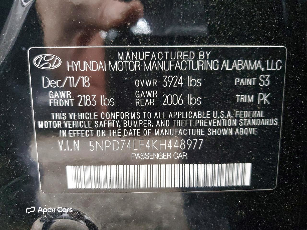 Hyundai Elantra 2019