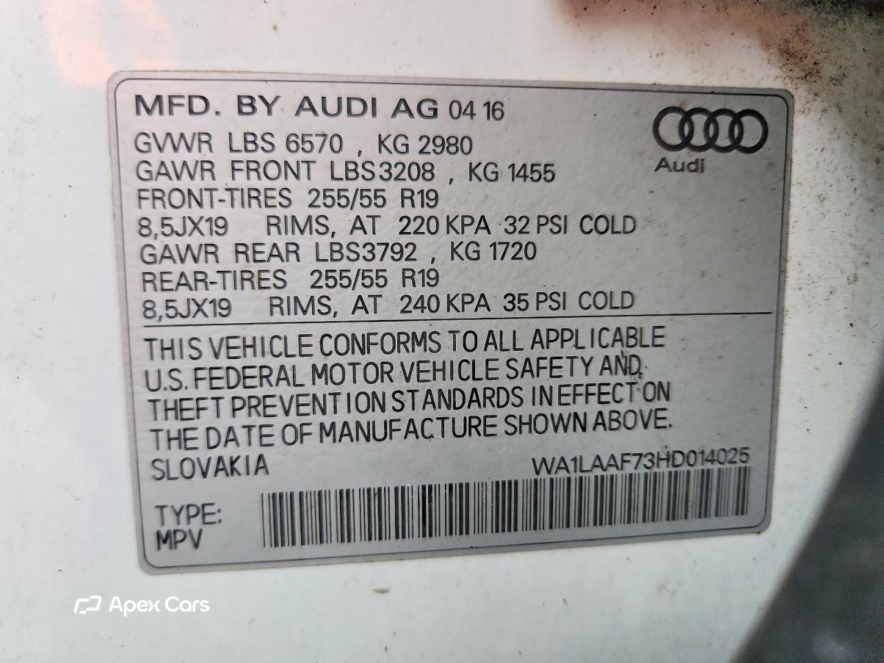 Audi Q7 2017