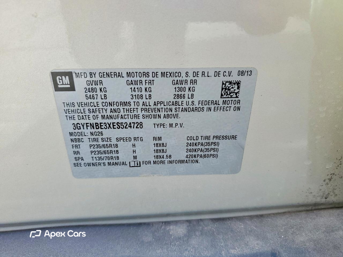 Cadillac SRX 2014