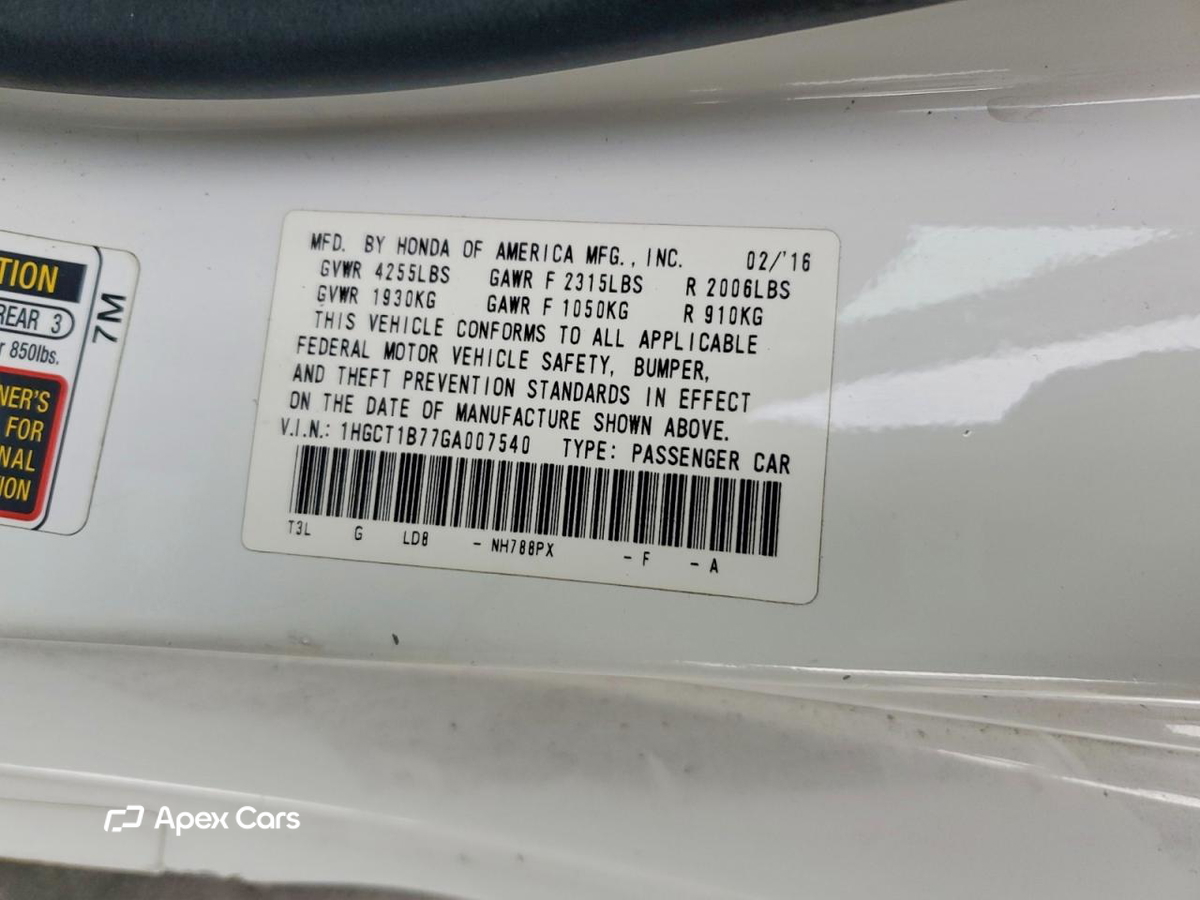Honda Accord 2016