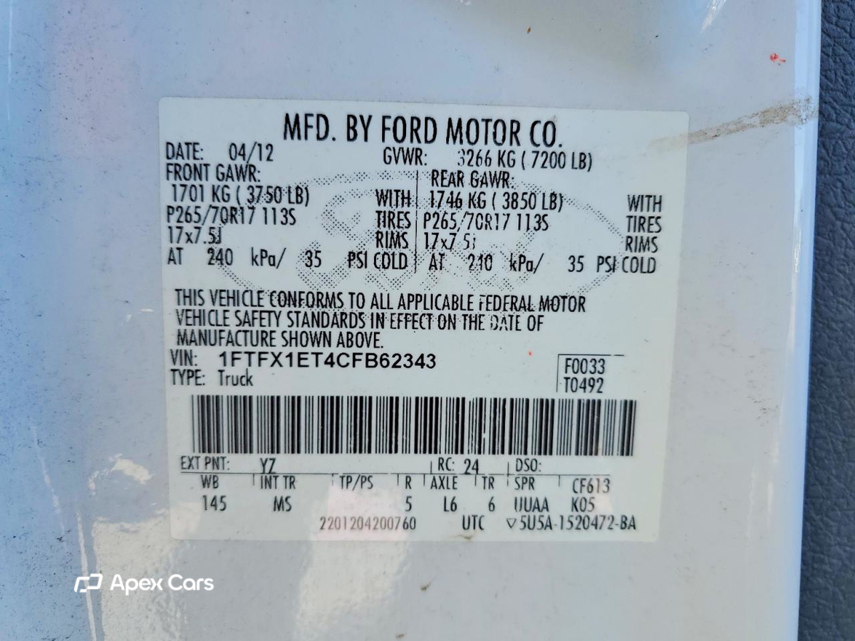 Ford F-150 2012