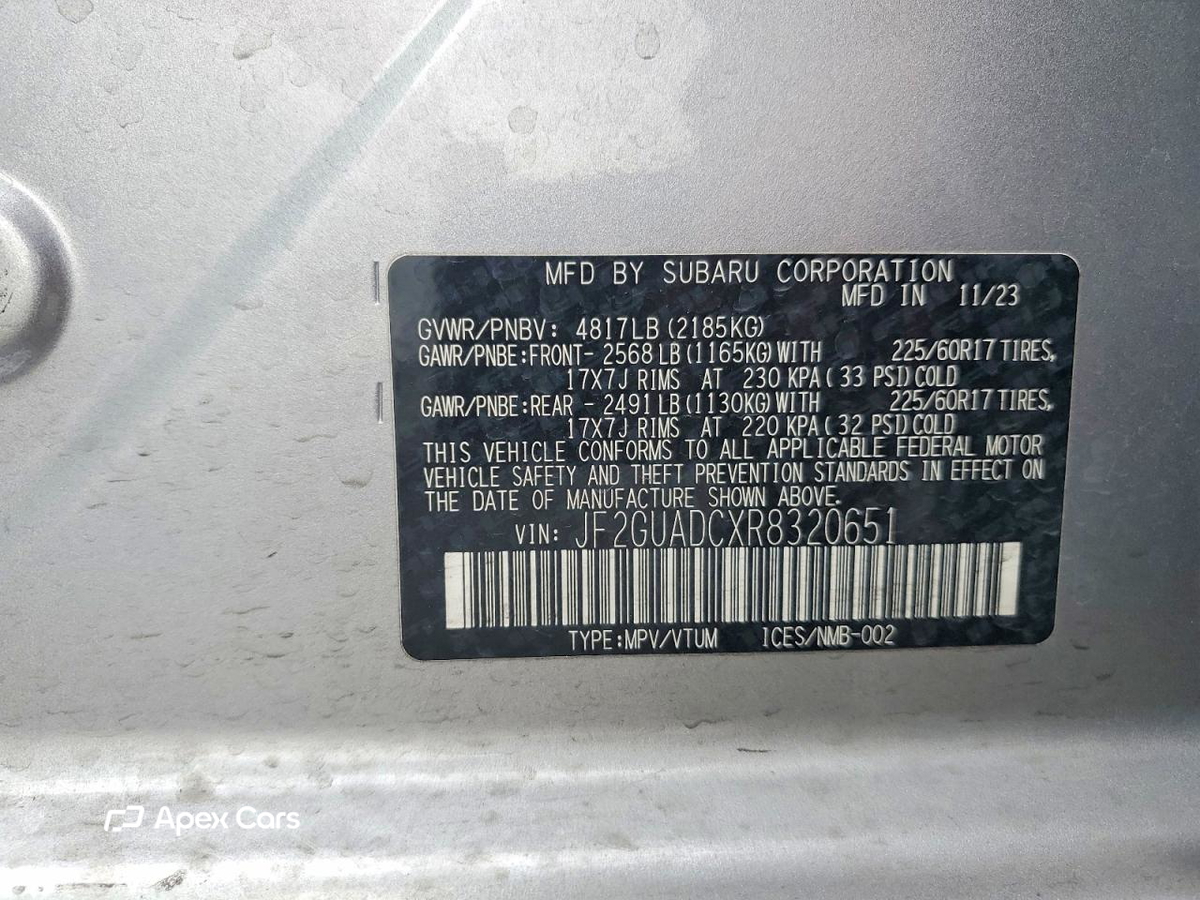 Subaru XV 2024