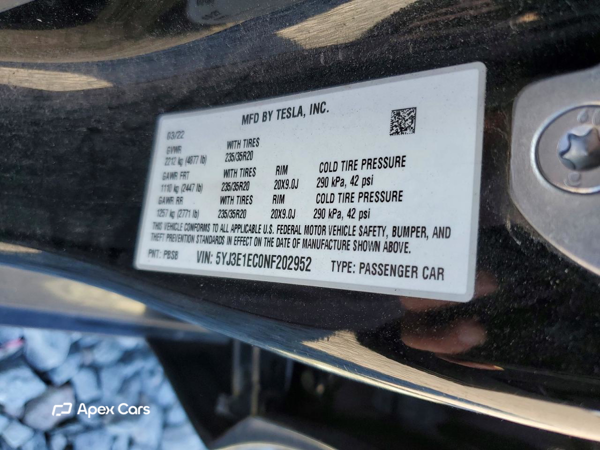 Tesla Model 3 2022