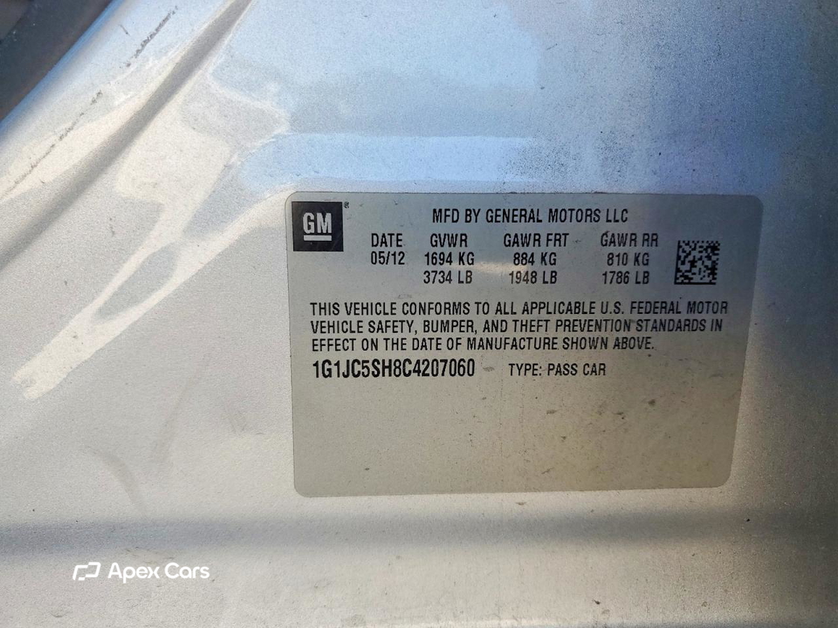 Chevrolet Sonic 2012