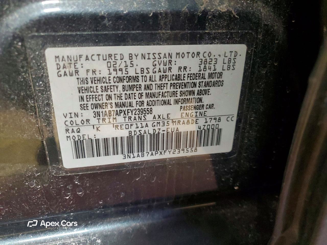 Nissan Sentra 2015