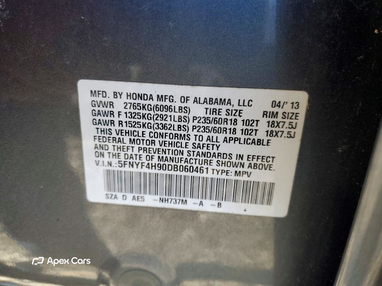 Honda Pilot 2013