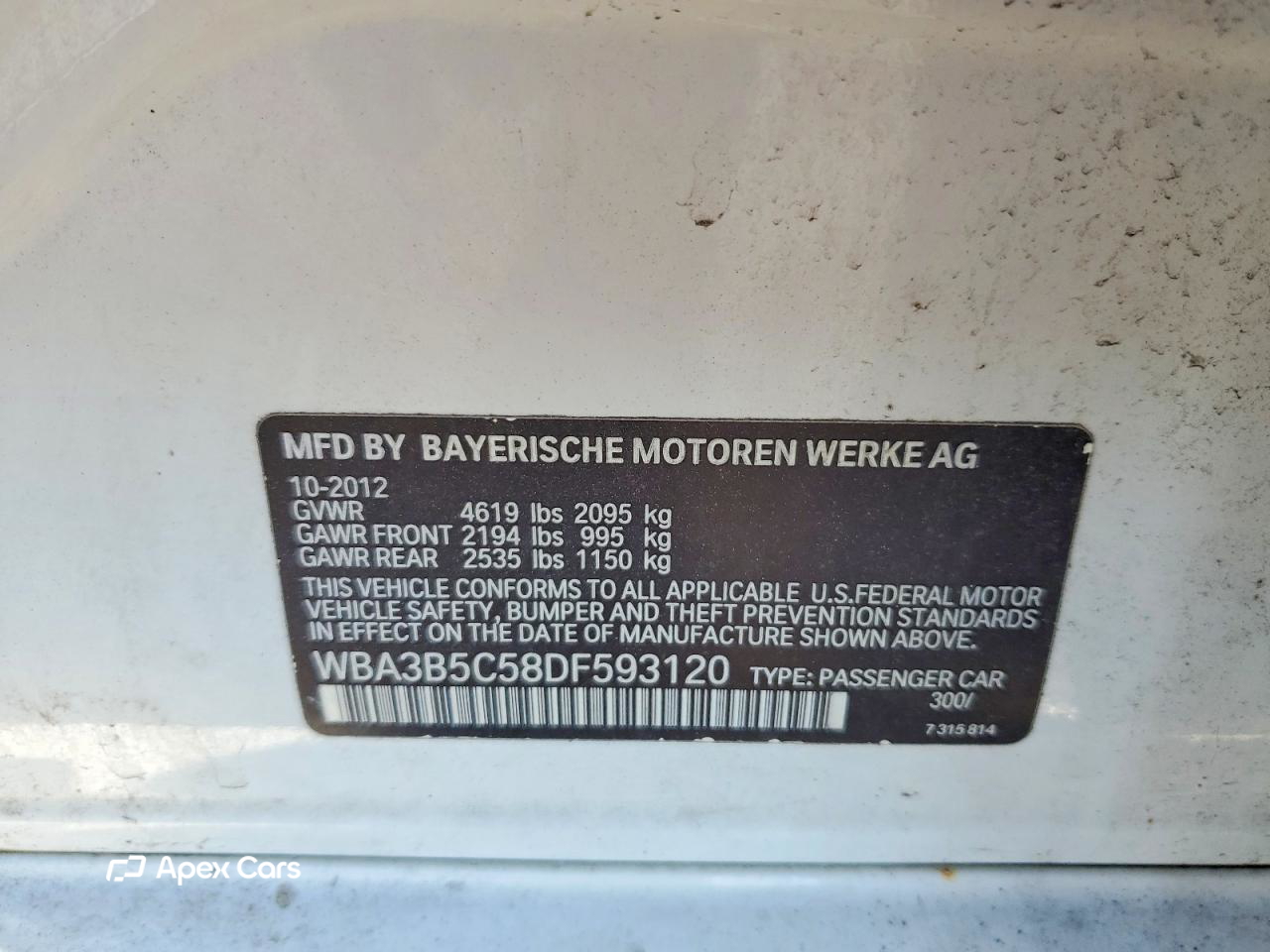 BMW Series 3 2013