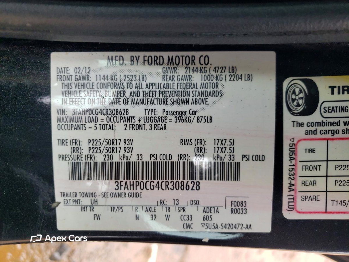 Ford Fusion 2012