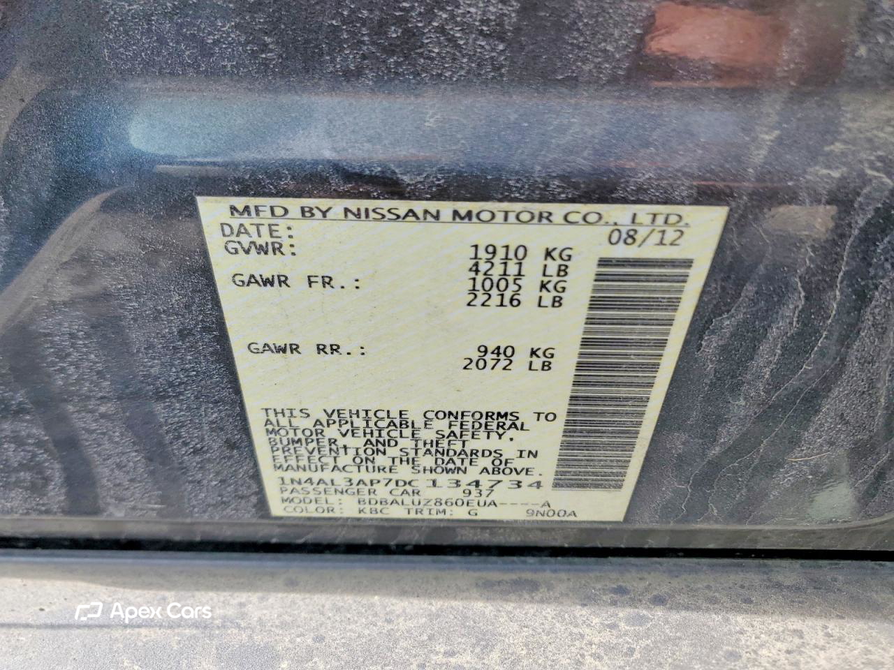 Nissan Altima 2013