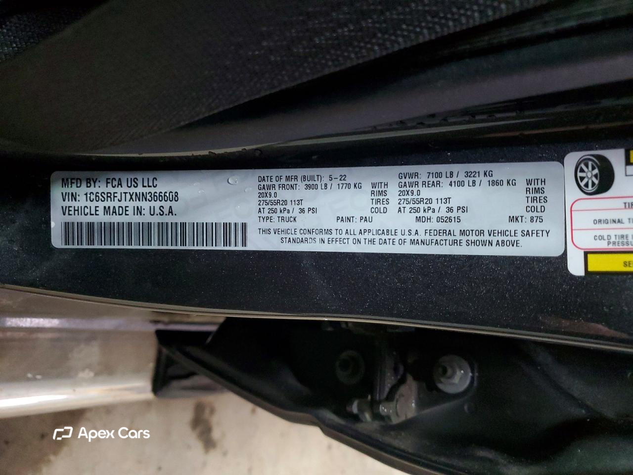 RAM 1500 2022