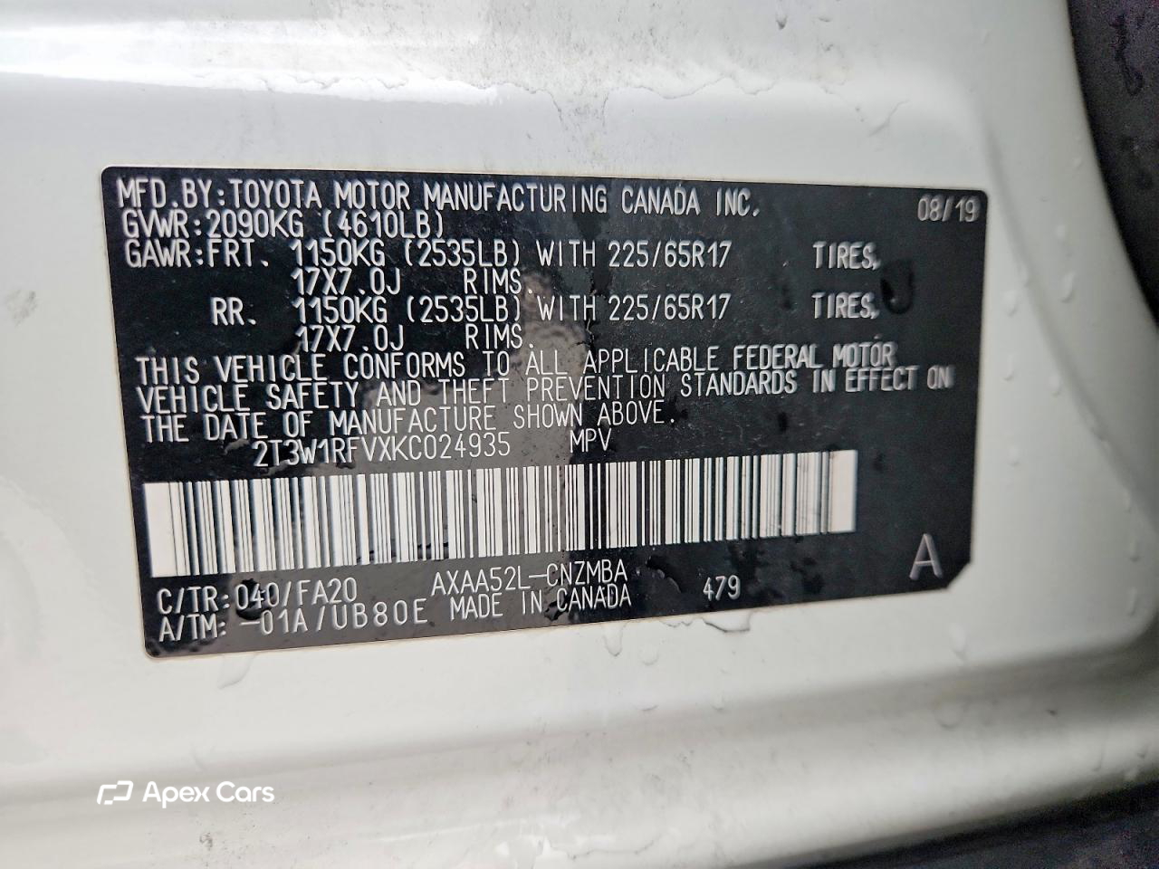Toyota RAV 4 2019