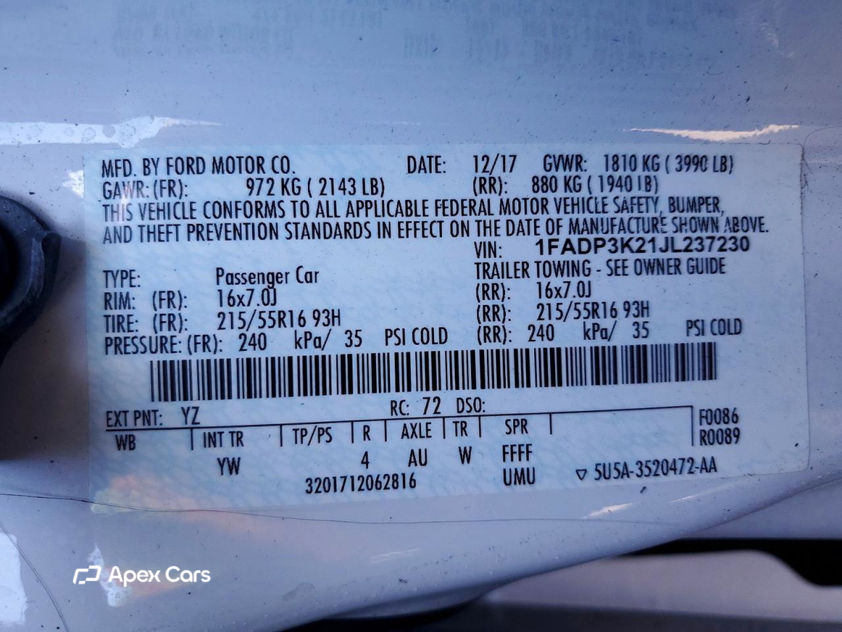 Ford Focus 2018