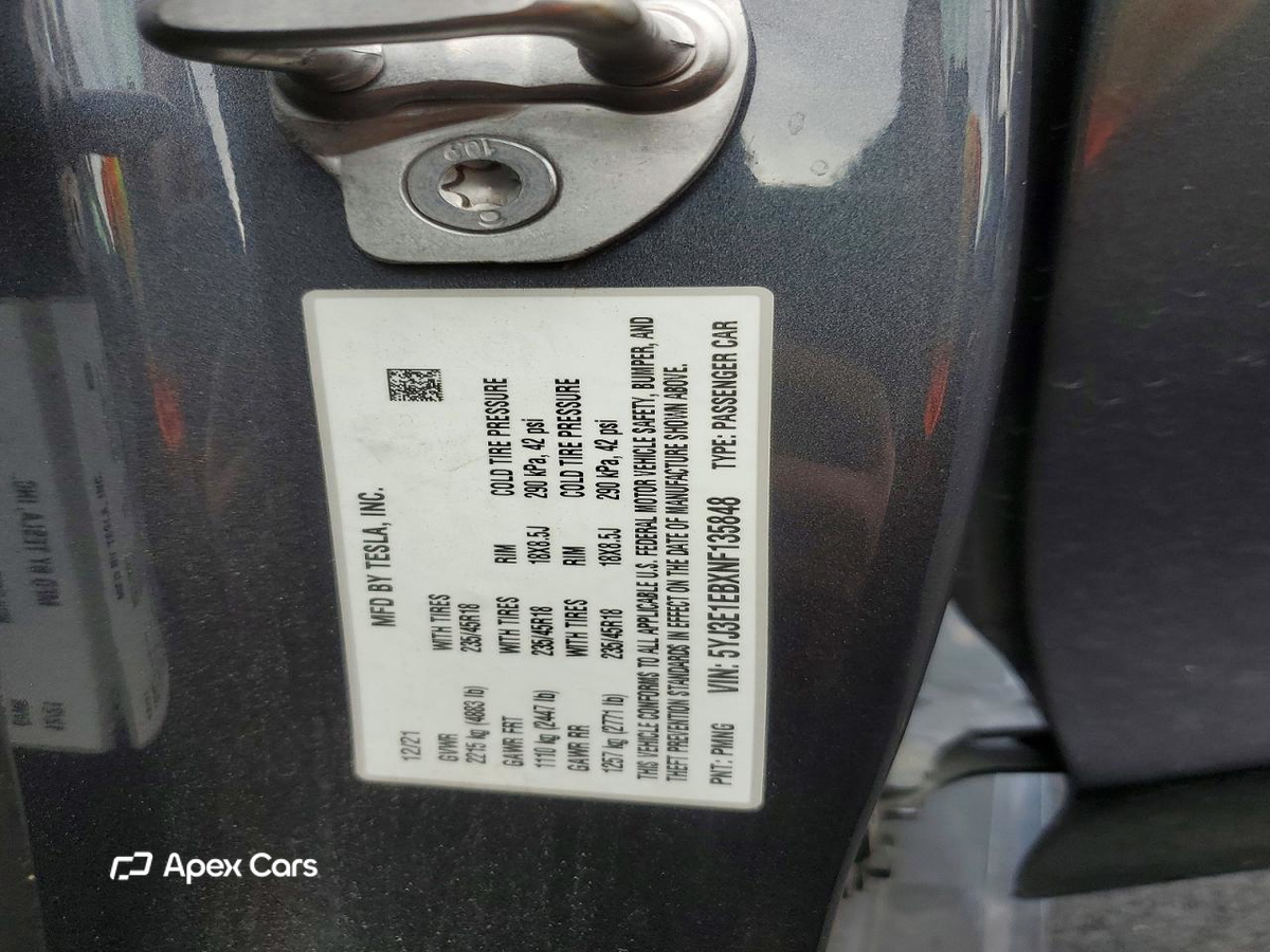 Tesla Model 3 2022