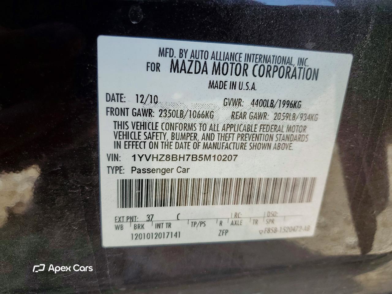 Mazda 6 2011