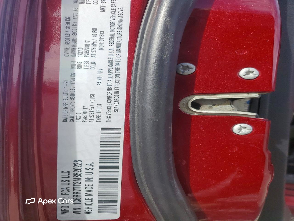 RAM 1500 2021