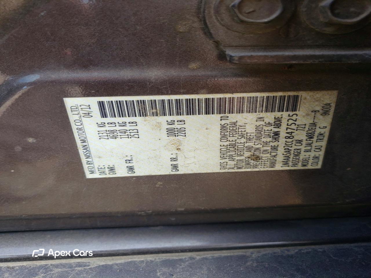 Nissan Maxima 2012
