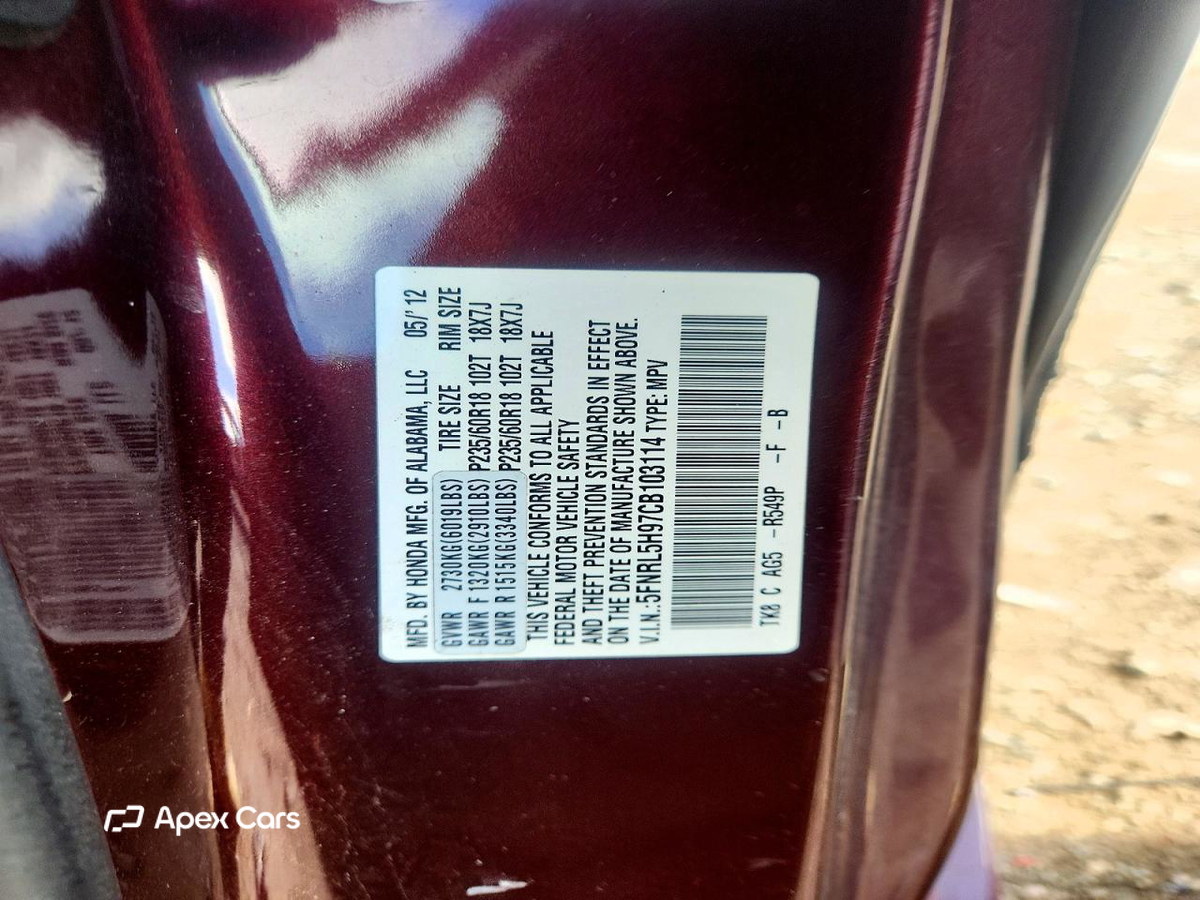 Honda Odyssey 2012