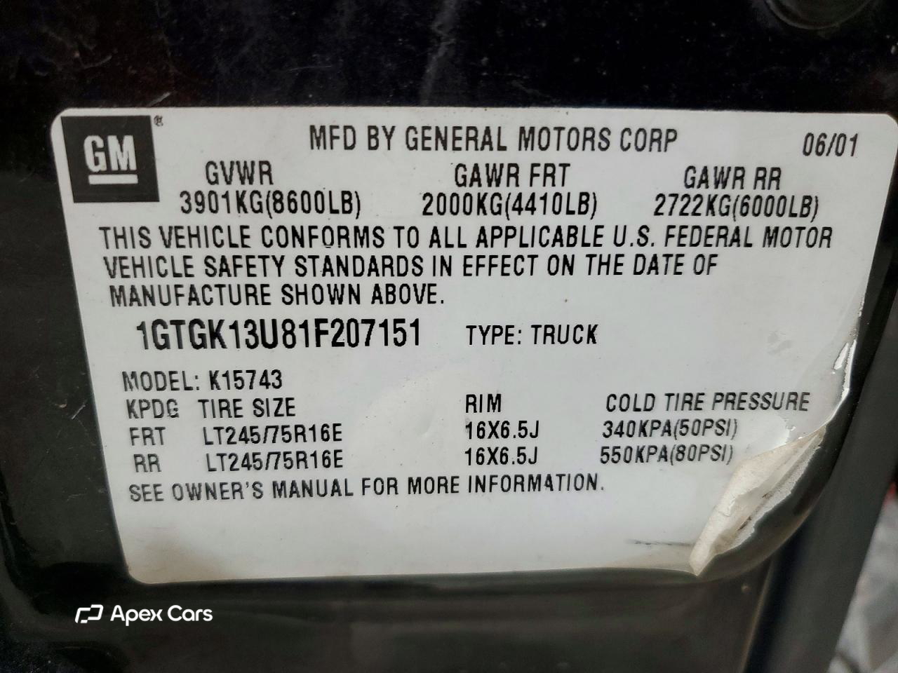 GMC Sierra 2001
