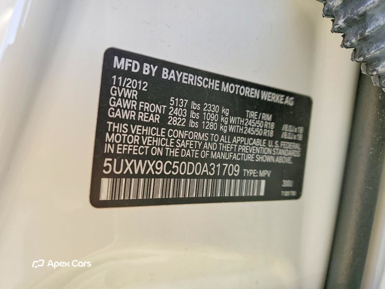 BMW X3 2013