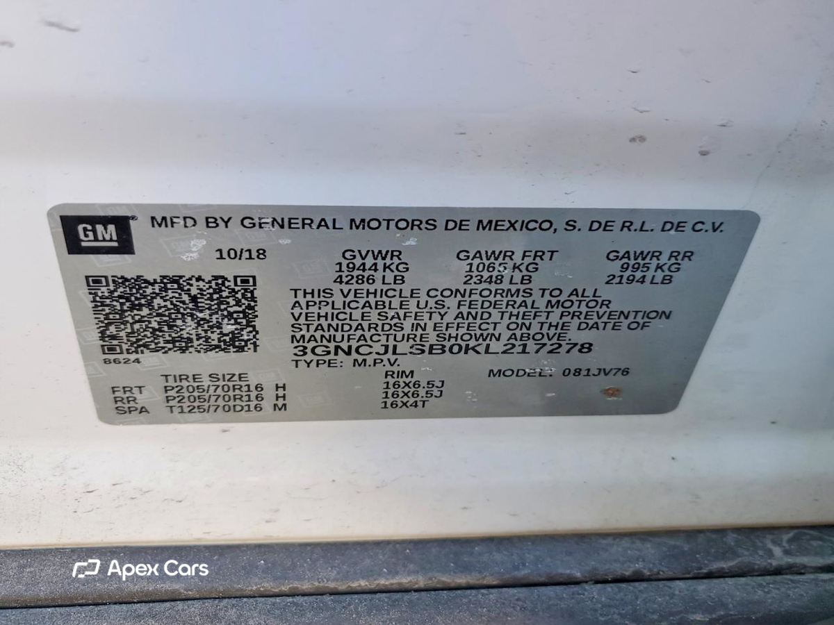 Chevrolet Trax 2019
