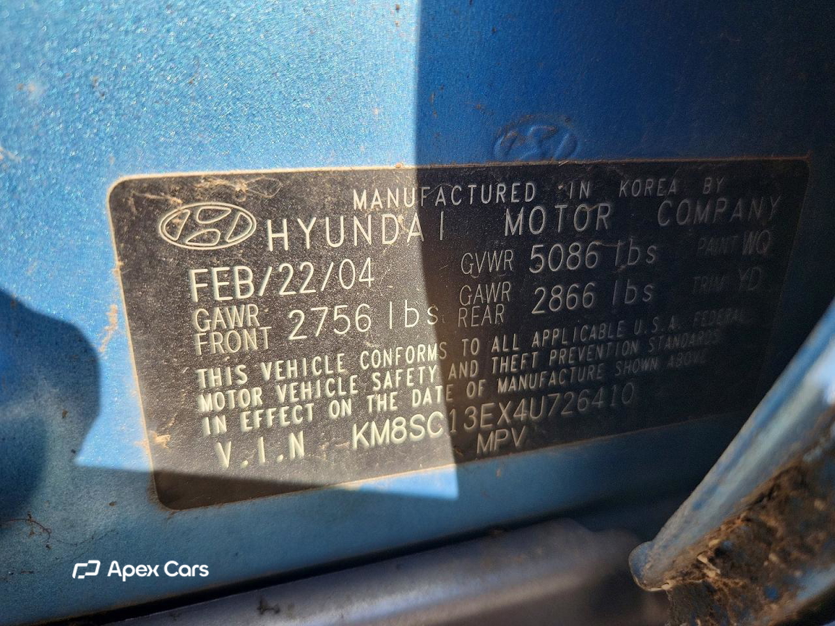Hyundai Santa Fe 2004